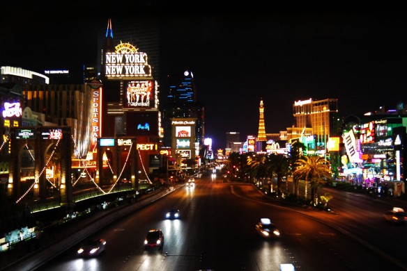 Las Vegas: Strip bei Nacht